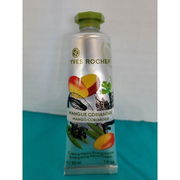 Yves Rocher MANGO‎ CORIANDER Energizing Hand Cream Lotion Skincare 1 fl oz 5/25 - Picture 1 of 3